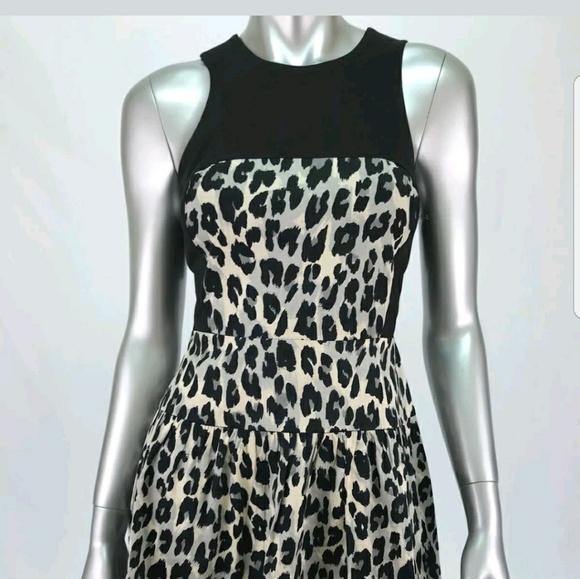 french connection animal print dress